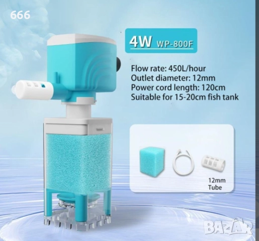 Автоматичен филтър за аквариум