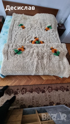 Китеници от чиста вълна-5 бр., снимка 6 - Покривки за легло - 54155102