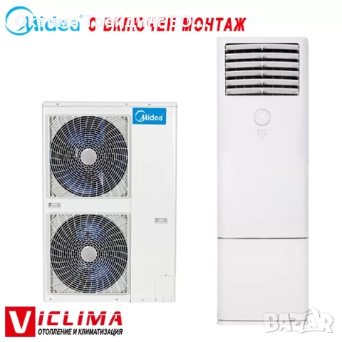 Трифазен колонен климатик Nippon NFGD-48HRFN8-Q/ NOE30U-48HFN8-R, 48 000 BTU, Клас А++, снимка 15 - Климатици - 51915028