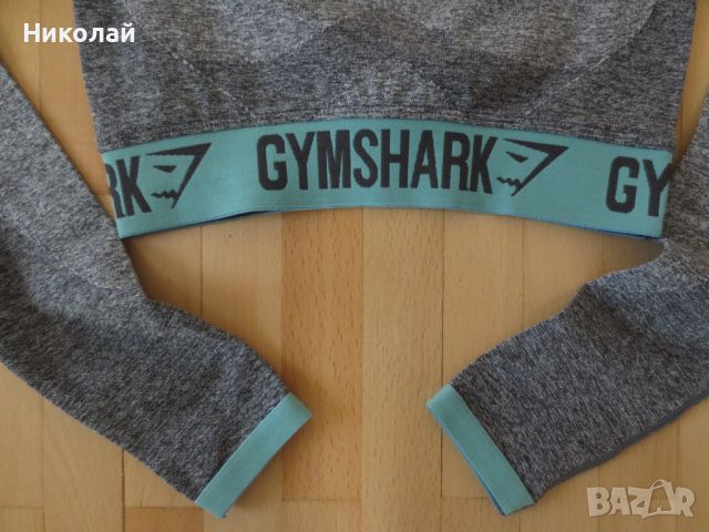 Gymshark Flex Long Sleeve Crop Top, снимка 3 - Спортни екипи - 45159425