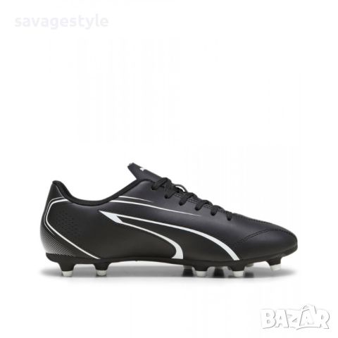 Футболни мъжки маратонки PUMA Vitoria Firm Ground/Artificial Grass Football Shoes Black, снимка 2 - Маратонки - 46608416