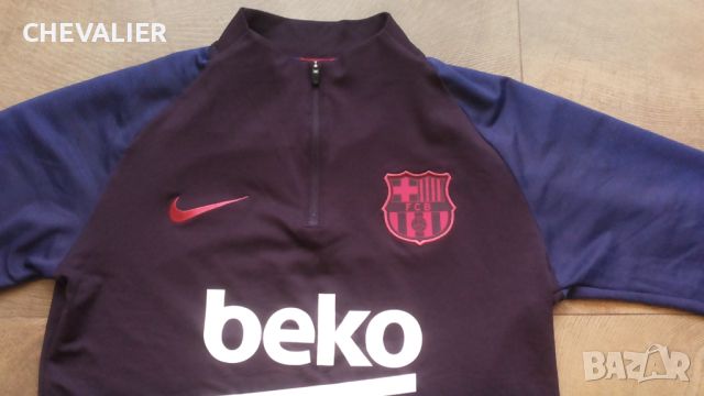 NIKE FC BARCELONA Football Long Sleeve Размер M футболна блуза 3-61, снимка 3 - Блузи - 45294833