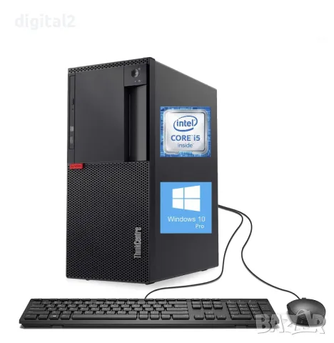 Lenovo M910T Tower, Core i5 6th Gen, 8 GB,SSD 256 + 1 TB HDD 24м Гар., снимка 1 - Работни компютри - 47744893