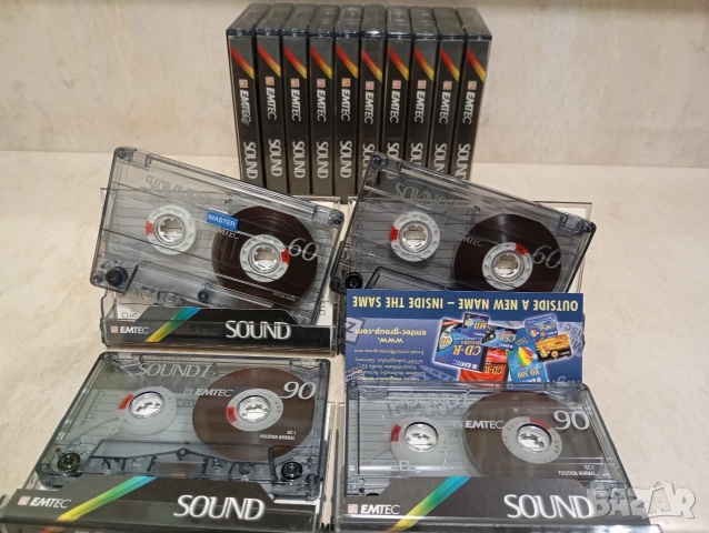 Basf Chrome Maxima CMII 90 / 100/ Emtec Sound Basf 90/ 60/ CR-S II 90, снимка 5 - Аудио касети - 54229127