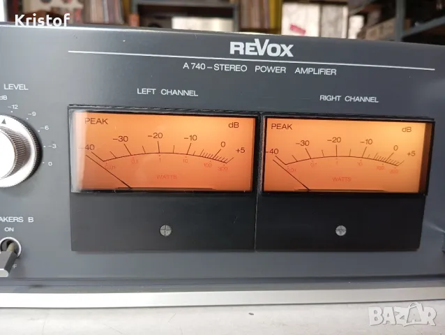 Power Amp. Revox B740, снимка 3 - Ресийвъри, усилватели, смесителни пултове - 47246479