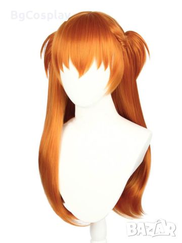 Evangelion – Asuka Langley косплей перука, снимка 1 - Аксесоари за коса - 46343739