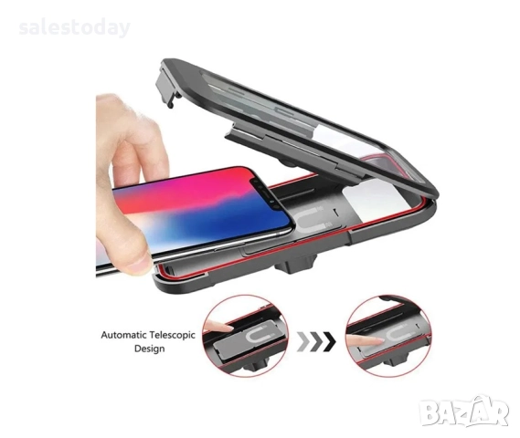 Стойка за телефон за колело, мотор, тротинетка, Универсална, водоустойчива, 2 модел, снимка 4 - Аксесоари за велосипеди - 44395699