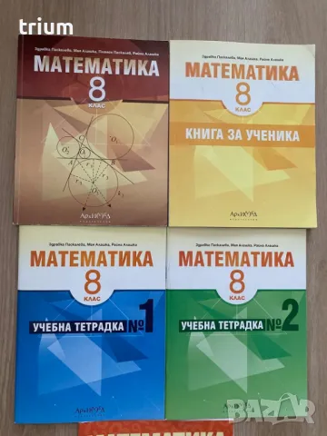 Учебник, сборник и 3 тертадки по математика за 8 клас, снимка 2 - Учебници, учебни тетрадки - 47605545