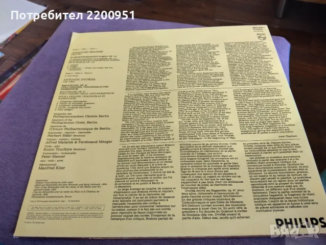 BRAHMS -DVORJAK, снимка 7 - Грамофонни плочи - 47813349