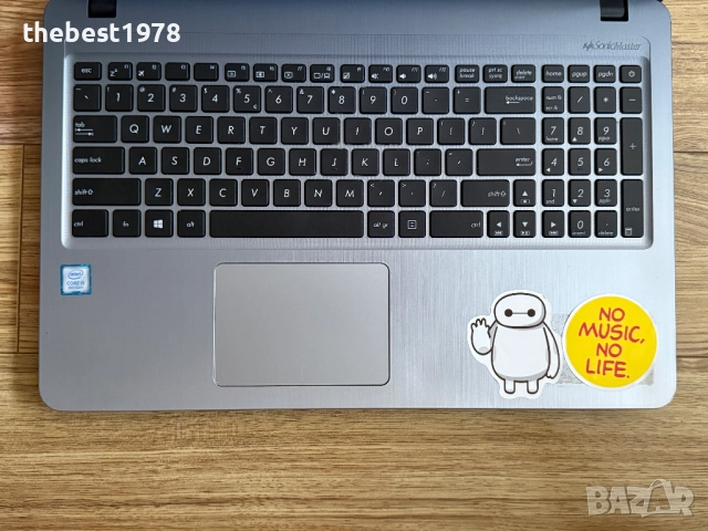 15.6 Asus VivoBook`Core i5-8250U/8GB DDR4/256GB SSD/Full HD/Бат 4ч, снимка 3 - Лаптопи за работа - 52488140