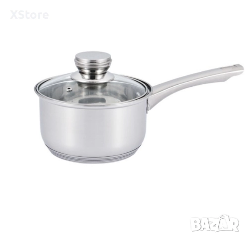 Касерола с капак Rosberg 5R1210O16K, 16 cm, Инокс, снимка 4 - Съдове за готвене - 52497861