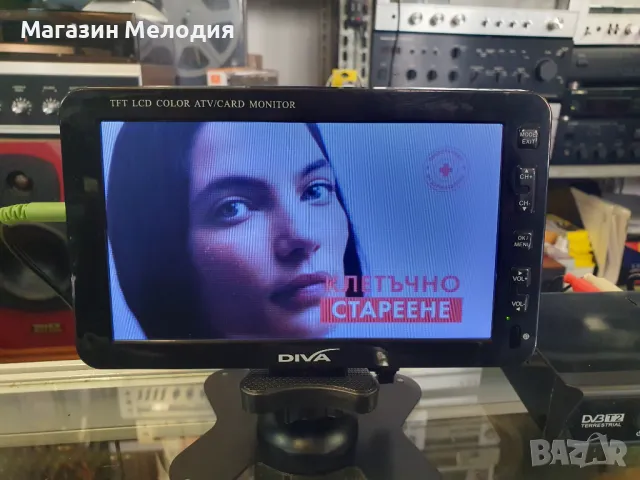 7" Телевизор и монитор DIVA Работи на 220 и 12 волта. TFT LCD Color ATV/Card Reader / Monitor Може д, снимка 15 - Телевизори - 49370506