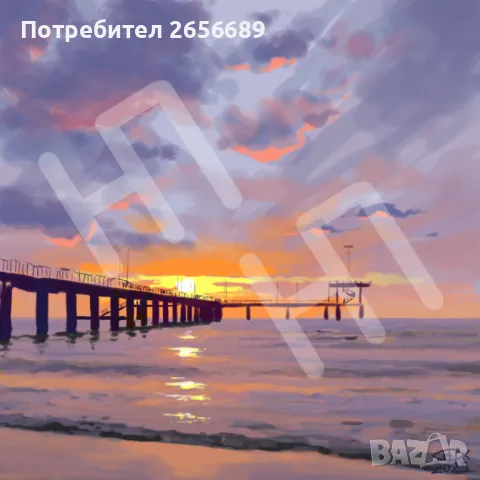 Пейзажи,ръчно рисувани, снимка 6 - Картини - 48793128