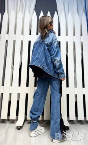 нестандартно дънково яке Радис, снимка 3 - Якета - 53285806