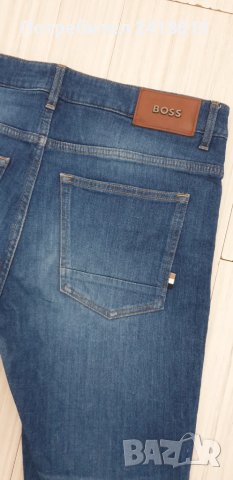 Hugo Boss Delano Slim Fit Candiani Denim Italy Mens Size 33/32 ОРИГИНАЛ Мъжки Дънки!, снимка 7 - Дънки - 51365940