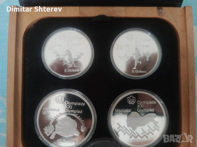 сребърен комплект канада, снимка 3 - Нумизматика и бонистика - 53283406