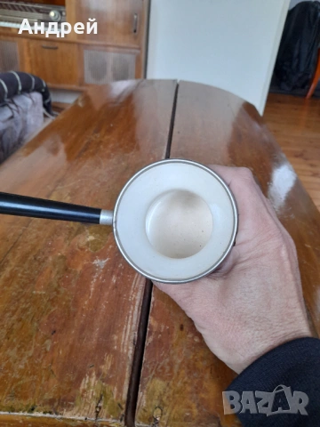 Старо емайлирано джезве #8, снимка 5 - Други ценни предмети - 54262954