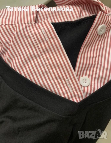 Елегантна блуза тип риза, снимка 5 - Ризи - 53918273