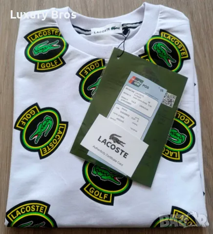 Мъжки блузи Lacoste, снимка 1 - Блузи - 48846431