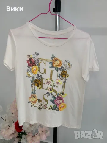 Тениска Guess размер L, но е подходяща за М
