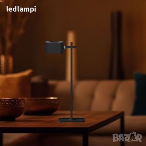 Настолна LED Магнитна Лампа 3W Черна 3в1, снимка 7 - Настолни лампи - 45750251