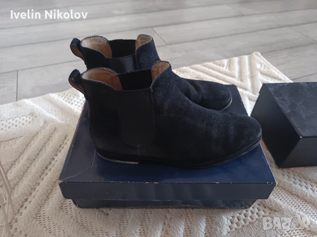 Велурени боти Ralf Lauren, снимка 3 - Спортно елегантни обувки - 50898095