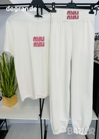 Дамски спортен сет MiuMiu  Материя Памук 