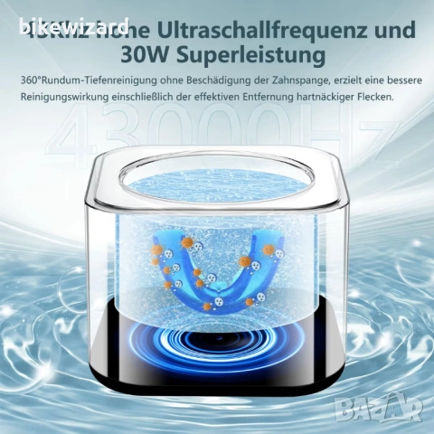 Портативна ултразвукова вана 24W 230ml , снимка 2 - Друга електроника - 54272846