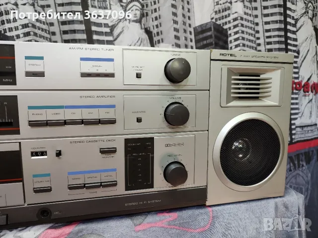 Музикална система Rotel, снимка 4 - Аудиосистеми - 49698617