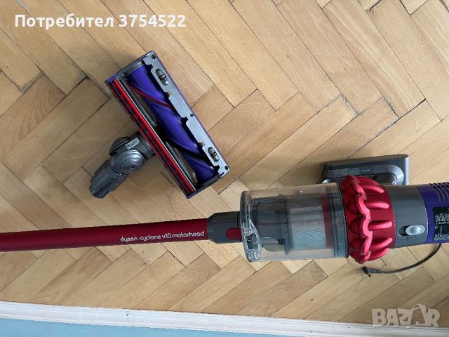 Вертикална прахосмукачка Dyson Cyclone V10 525W, 0.76 л,, снимка 5 - Прахосмукачки - 46189733