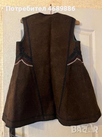 Автентичен стар вълнен елек, снимка 4 - Антикварни и старинни предмети - 52875343