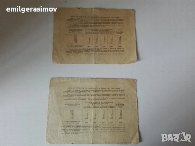 Стари облигации. , снимка 7 - Нумизматика и бонистика - 39477796