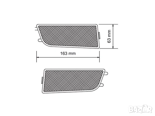 LED Диоден Габарит за Mercedes Sprinter / VW Crafter 2006-2018 – Неон Ефект – Ляв или Десен, снимка 3 - Аксесоари и консумативи - 53730520