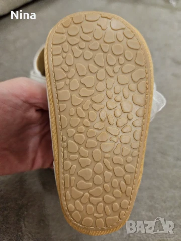 Бели пантофки за бебе размер 13, стелка 21 см., снимка 3 - Други - 51076731