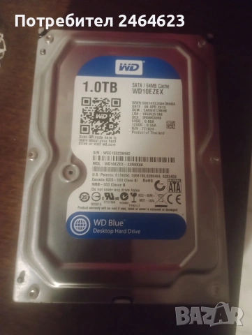 Western Digital Blue 1TB — WD10EZEX