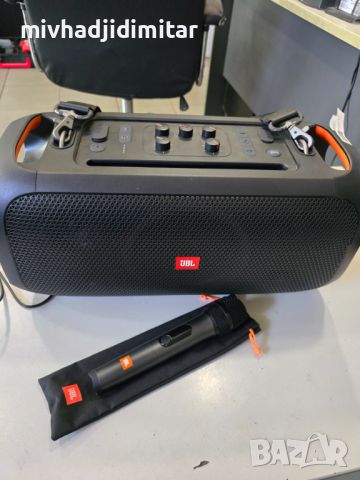Аудио система JBL PARTYBOX On-The-Go с бежичен микрофон