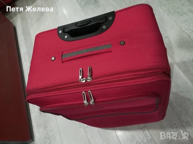 Куфар с колелца и телескопична дръжка, снимка 3 - Куфари - 50711314