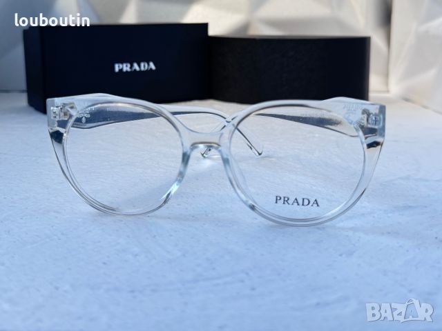 Prada диоптрични рамки очила за компютър,прозрачни слънчеви, снимка 7 - Слънчеви и диоптрични очила - 46516983