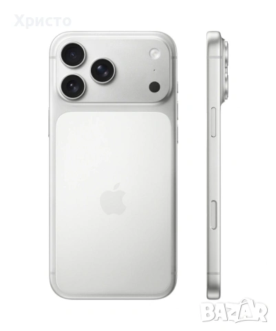 НОВ!!! Apple iPhone 17 Pro Max, 256GB, 5G, Silver + подарък оригинален адаптер Apple, снимка 5 - Apple iPhone - 53249254