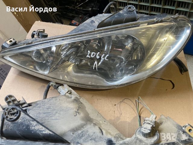 Ляв и Десен Фар за Пежо 206цц / Peugeot 206cc / Фарове за Пежо 206 / 9628666880, снимка 2 - Части - 46738773