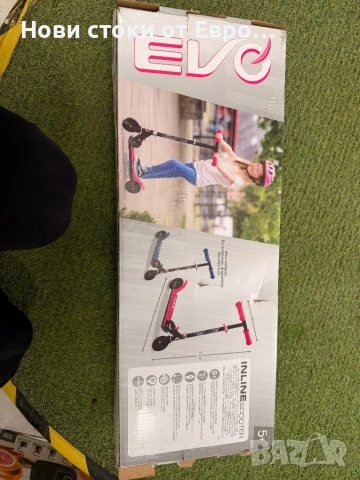 Детска тротинетка EVO.Сгъваема и лесно преносима. С регулируема височина на дръжката - 67-77 см. Със, снимка 2 - Скутери и тротинетки - 54051331