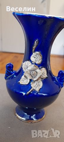 Кобалтова ваза (амфора) Намаление , снимка 1 - Вази - 45804542