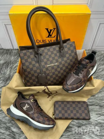 дамски маратонки, чанта / раница и портмоне louis vuitton , снимка 17 - Чанти - 46877778