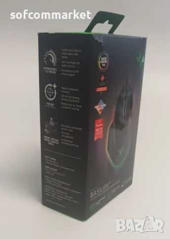 Оптична гейминг мишка Razer Basilisk V3, снимка 6 - Клавиатури и мишки - 49541449