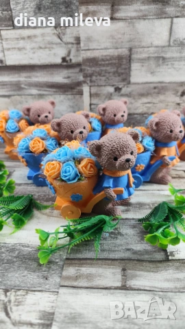 Сладки малки мечета в оранжево и синьо!!, снимка 8 - Декорация за дома - 53659002