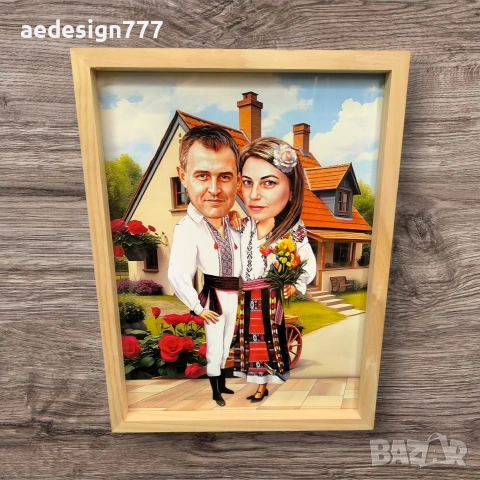 Карикатура по ваша снимка , снимка 17 - Картини - 53123094