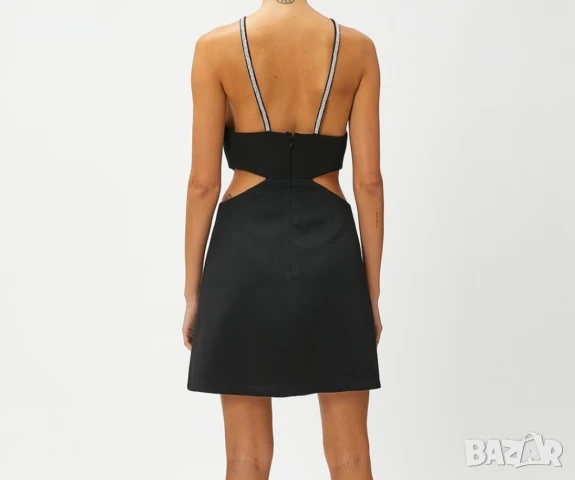 Дамски рокля в черно, снимка 2 - Рокли - 51396306