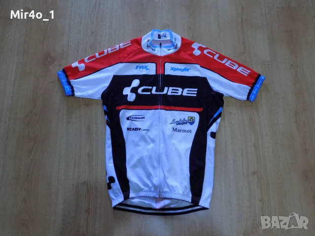 вело джърси cube тениска екип блуза елек горнище мъжко оригинално шосейно колоездене M