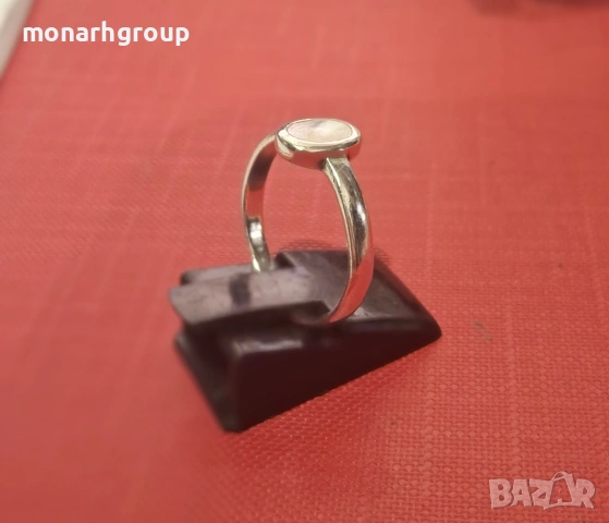 Сребърен пръстен, снимка 4 - Пръстени - 52684547