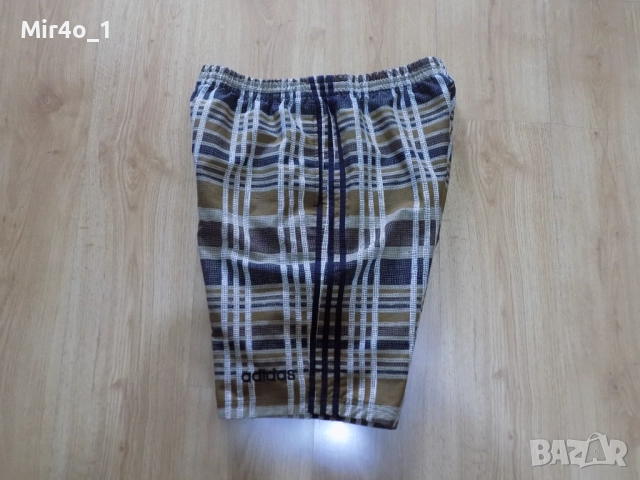 къси панталони adidas vintage retro шорти гащета екип оригинал крос спорт фитнес тренировка мъжки L, снимка 4 - Спортни дрехи, екипи - 51746138